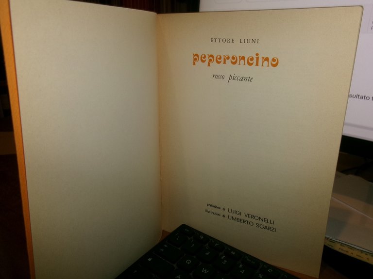 ETTORE LIUNI. PEPERONCINO rosso piccante 3a edizione 1979