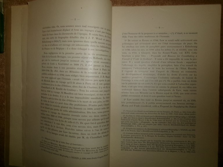 ETUDE Critique sur la Bibliographie des Oeuvres de Law. PAUL …