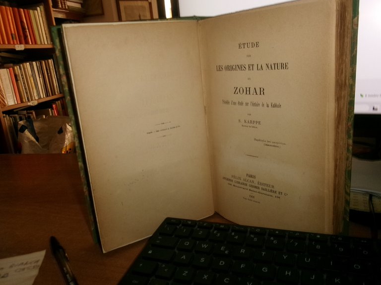 ETUDE sur LES ORIGINES et LA NATURE du ZOHAR