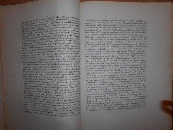 EUCLIDE e il suo secolo. Saggio storico matematico. Saggio di …