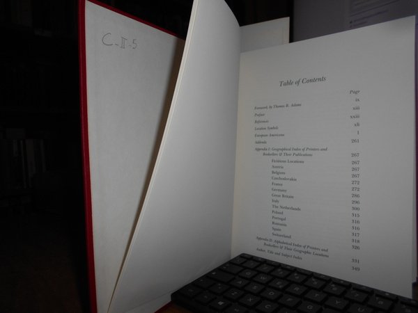 EUROPEAN AMERICANA: A Chronological Guide to Works Printed in Europe …