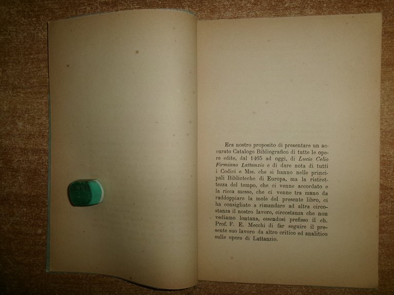F. E. MECCHI. LATTANZIO e LA SUA PATRIA Appendice Bibliografica... …