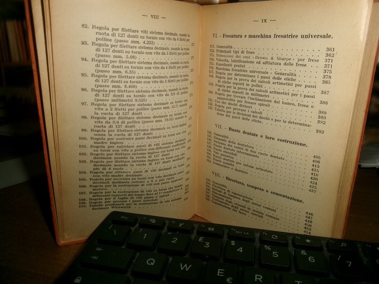 F. MASSERO. L' Operaio TORNITORE e FRESATORE Manuale Pratico - …