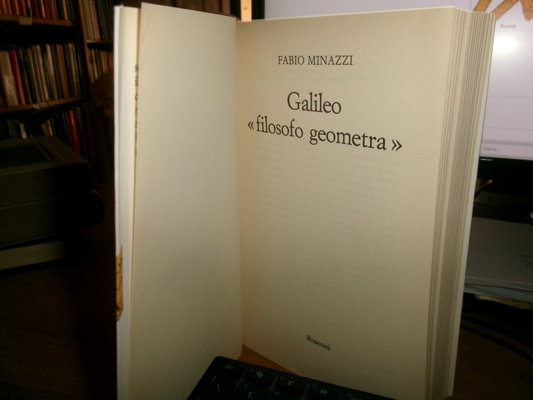 Fabio Minazzi. GALILEO "filosofo geometra" 1994 | Immagine Gallery 3