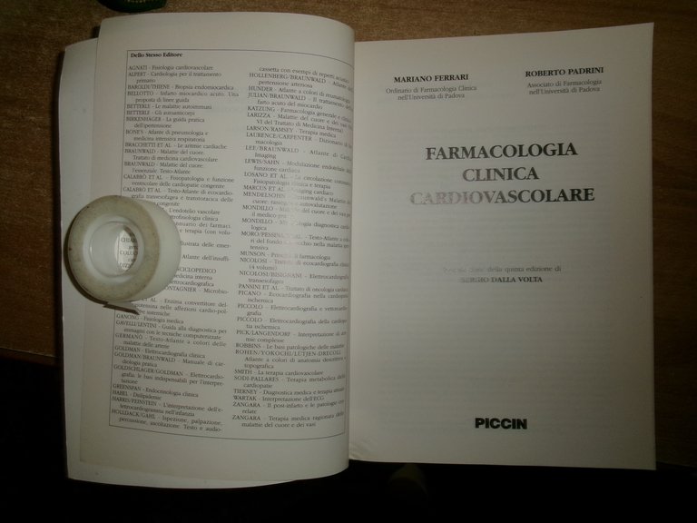 FARMACOLOGIA CLINICA CARDIOVASCOLARE. M. FERRARI - R. PADRINI 2001