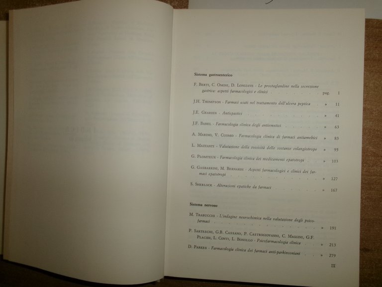 FARMACOLOGIA CLINICA E TERAPIA a cura di ALDO BERTELLI 1978