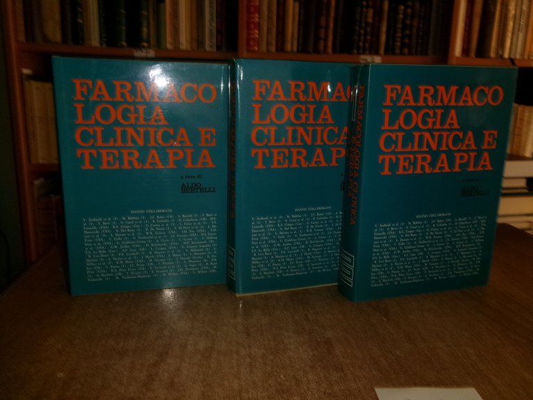 FARMACOLOGIA CLINICA E TERAPIA a cura di ALDO BERTELLI 1978