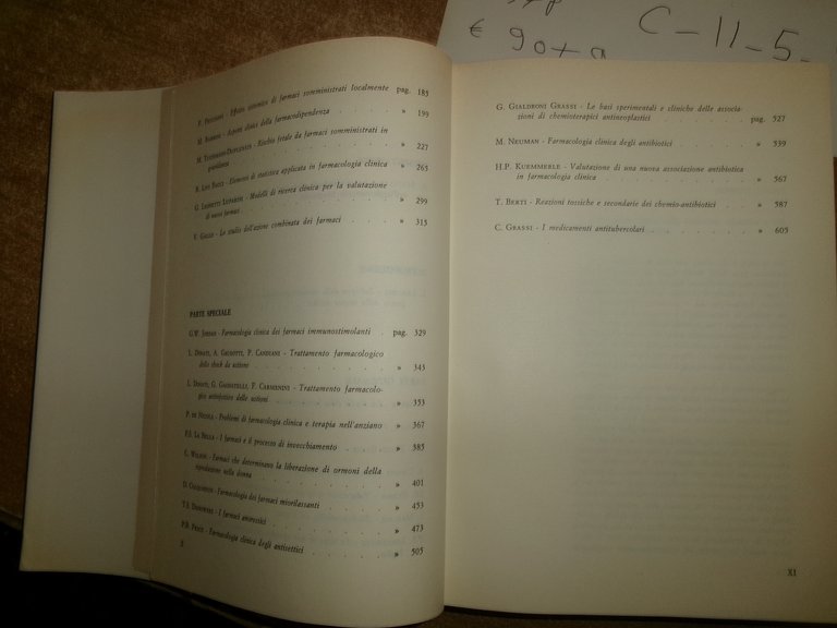 FARMACOLOGIA CLINICA E TERAPIA a cura di ALDO BERTELLI 1978