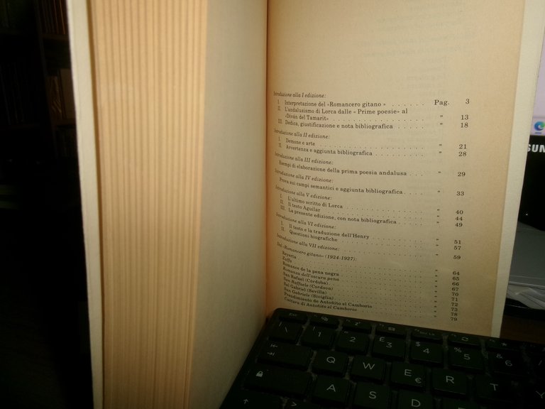 FEDERICO GARCIA LORCA. CANTI GITANI E ANDALUSI 1993