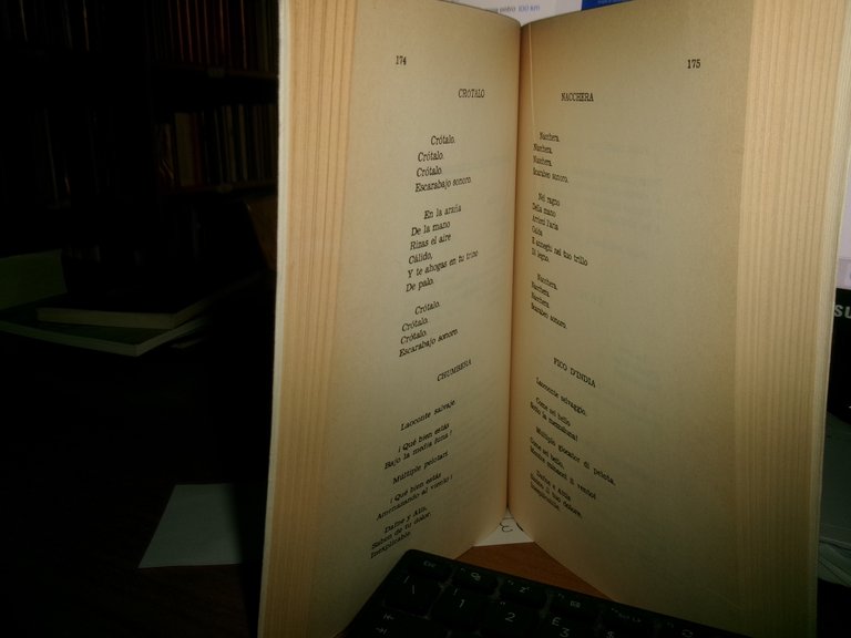 FEDERICO GARCIA LORCA. CANTI GITANI E ANDALUSI 1993