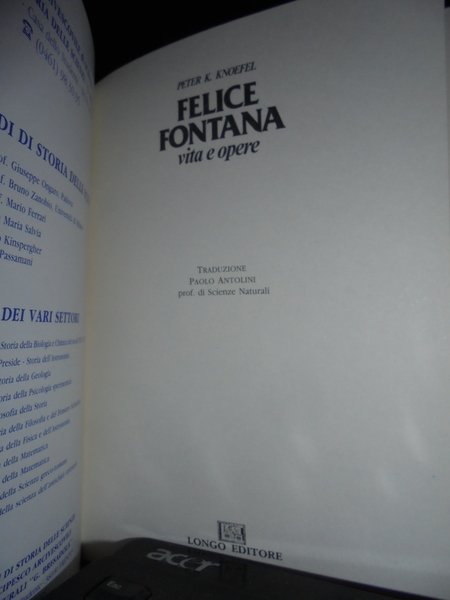 FELICE FONTANA vita e opere