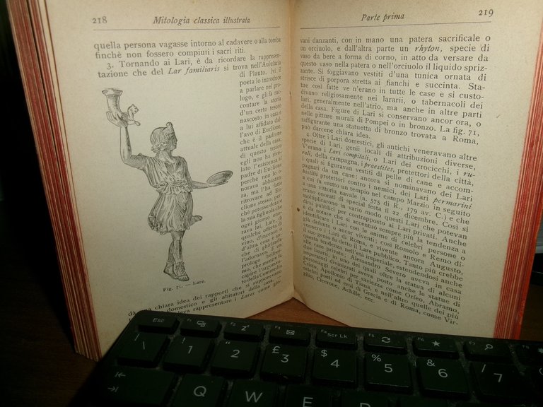 FELICE RAMORINO. MITOLOGIA CLASSICA Illustrata - HOEPLI, 1911