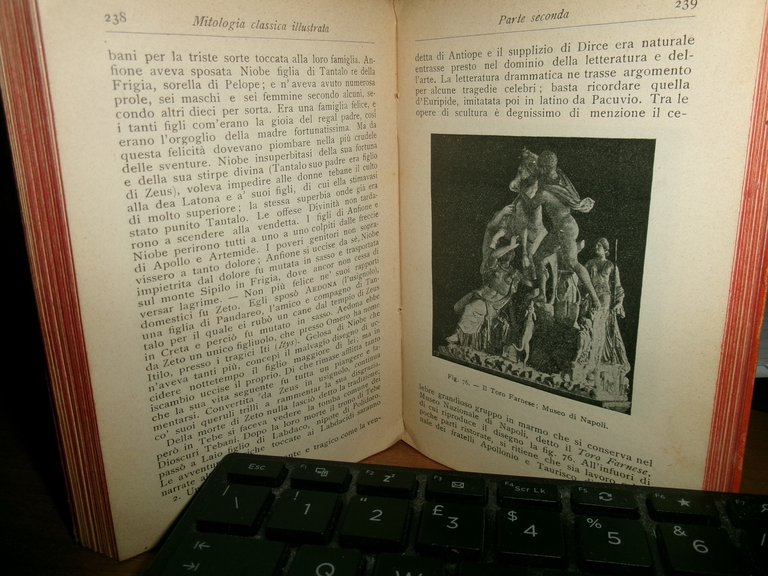 FELICE RAMORINO. MITOLOGIA CLASSICA Illustrata - HOEPLI, 1911