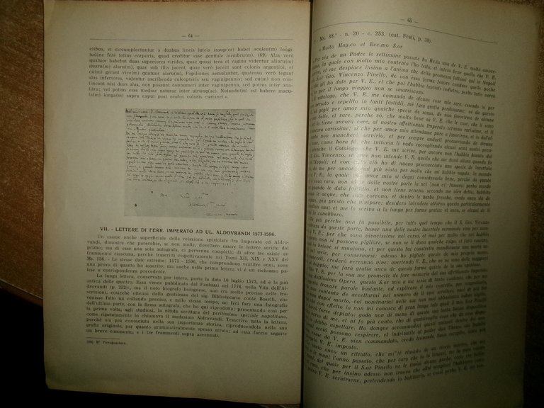 FERRANTE IMPERATO Speziale e Naturalista Napoletano con Documenti... Antonio NEVIANI