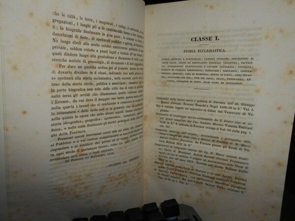 (Ferrara) Saggio di Bibliografia Storica Ferrarese