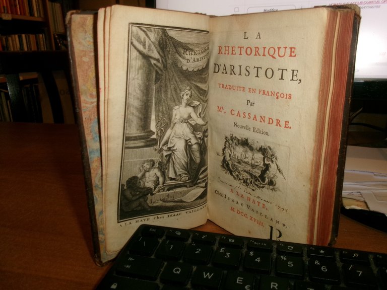 (Filosofia)ARISTOTELES. La Rhetorique d' Aristote, traduite... Mr. Cassandre 1718 | Immagine Gallery 4