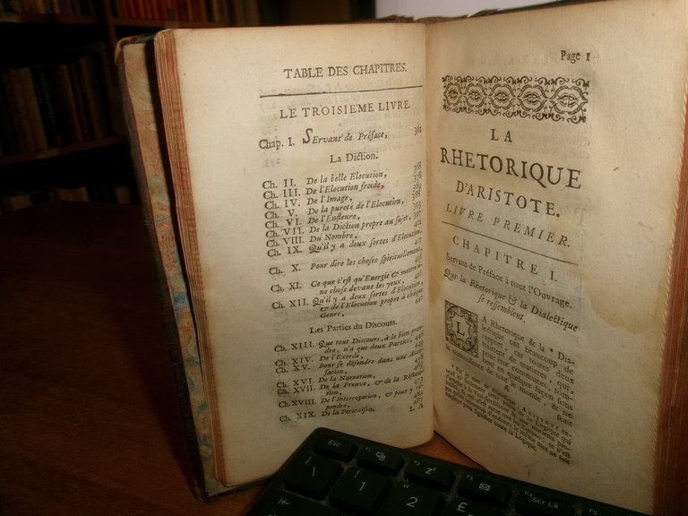 (Filosofia)ARISTOTELES. La Rhetorique d' Aristote, traduite... Mr. Cassandre 1718 | Immagine Gallery 5