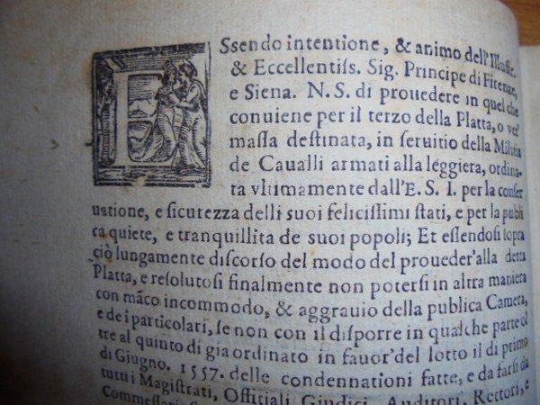 (Firenze) DECRETO delli molto Magnifici Sig. Luogotenente, et Consiglieri di …
