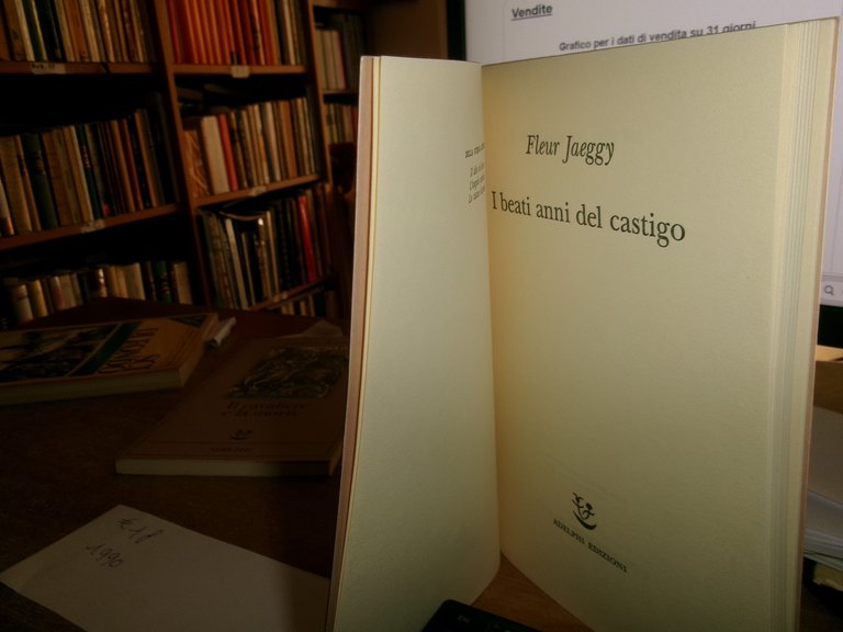 FLEUR JAEGGY. I beati anni del castigo Adelphi 1990 | Immagine Gallery 4