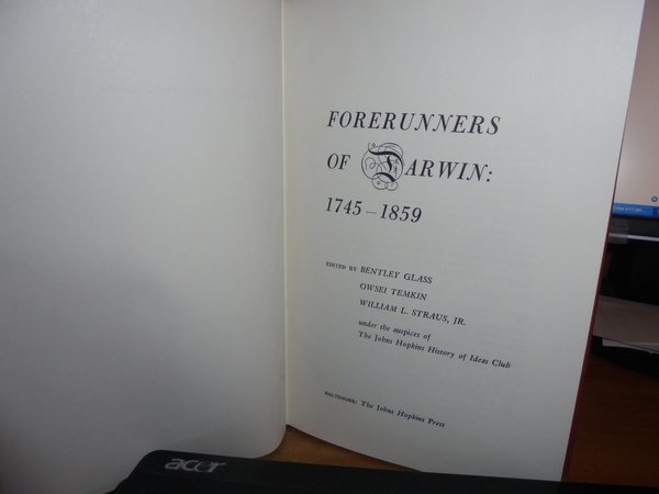 FORERUNNERS of DARWIN 1745 - 1859