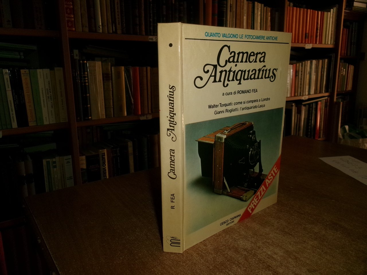 (Fotografia) CAMERA ANTIQUARIUS a cura di Romano Fea 1981