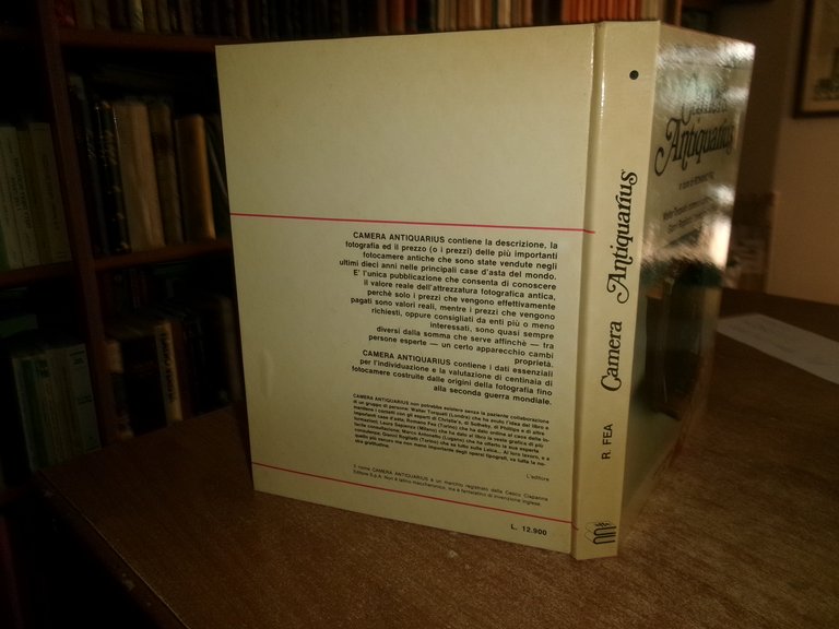 (Fotografia) CAMERA ANTIQUARIUS a cura di Romano Fea 1981