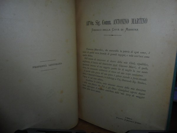 FRANCESCO MAUROLICO nella Vita e negli Scritti per Giacomo Macrì