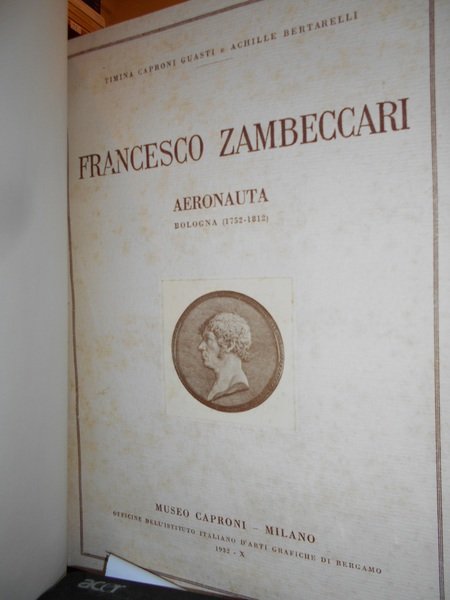 FRANCESCO ZAMBECCARI Aeronauta Bologna (1752-1812)