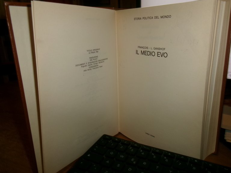 François - L. Ganshof- IL MEDIO EVO... 1976