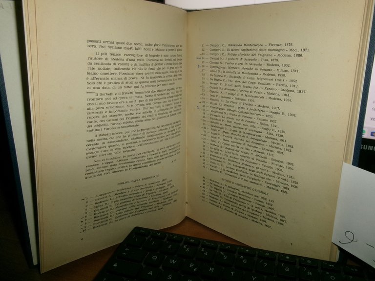 (Frignano) SORBELLI. RABETTI. Dizionario Biografico Frignanese 1952