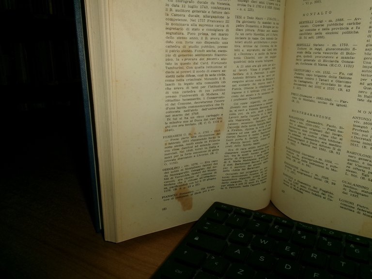 (Frignano) SORBELLI. RABETTI. Dizionario Biografico Frignanese 1952