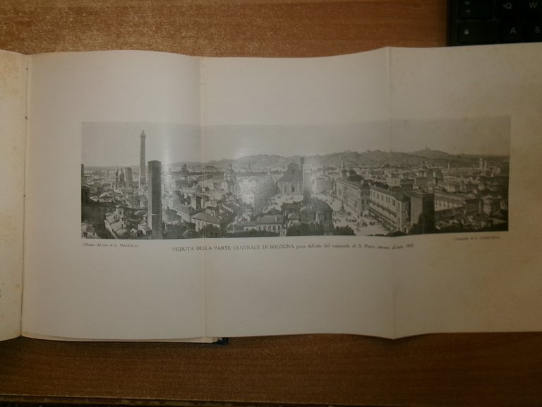 G. B. COMELLI. PIANTE E VEDUTE della Città di BOLOGNA …