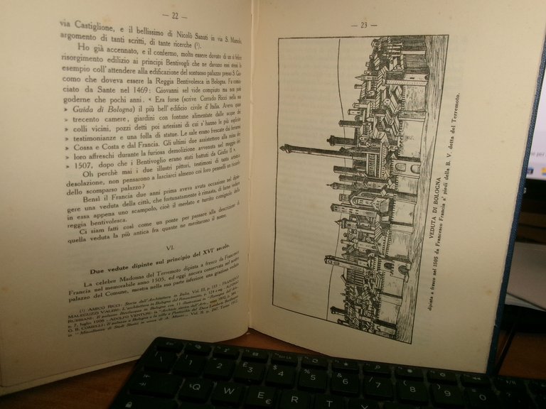 G. B. COMELLI. PIANTE E VEDUTE della Città di BOLOGNA …