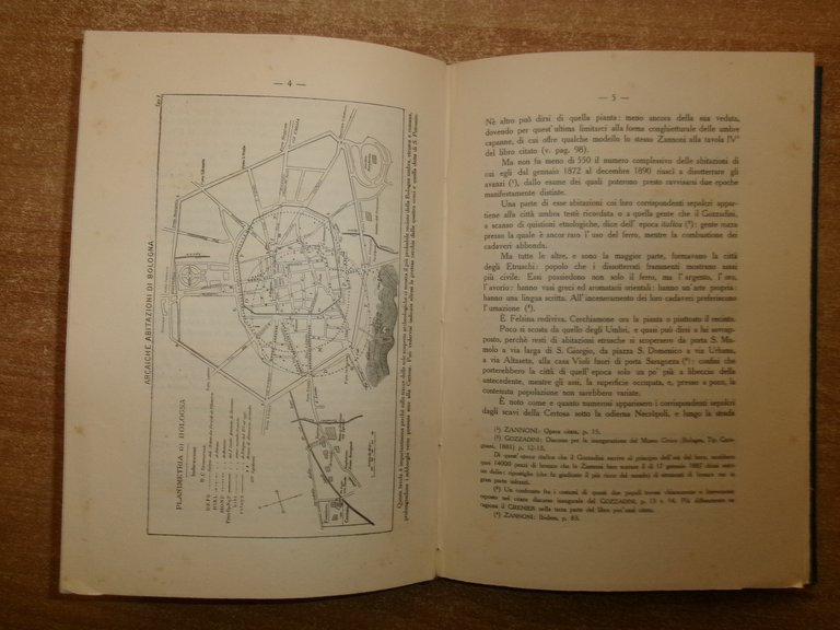 G. B. COMELLI. PIANTE E VEDUTE della Città di BOLOGNA …