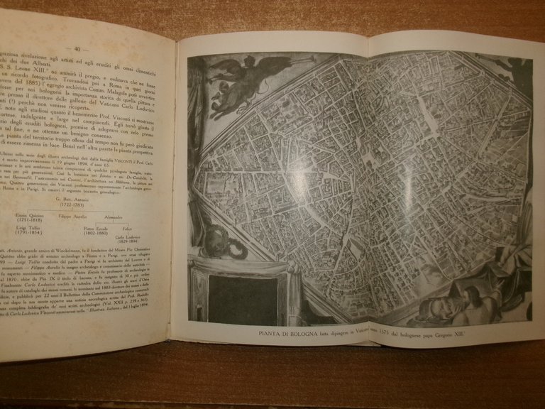 G. B. COMELLI. PIANTE E VEDUTE della Città di BOLOGNA …