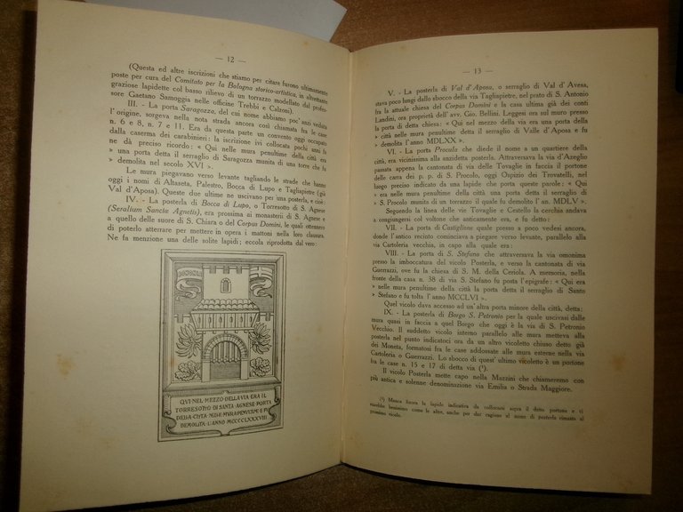 G. B. COMELLI. PIANTE E VEDUTE della Città di BOLOGNA
