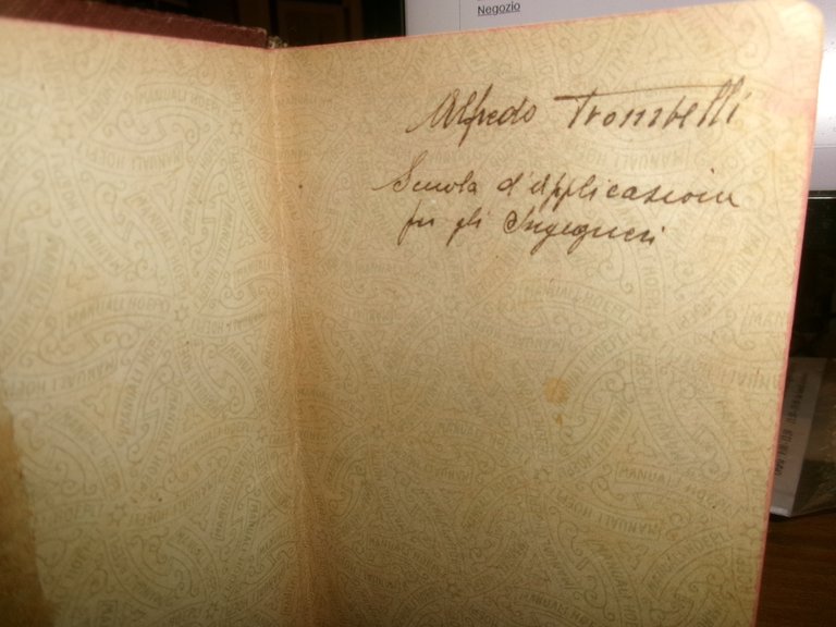 G. COLOMBO. MANUALE DELL' INGEGNERE CIVILE e INDUSTRIALE - HOEPLI …