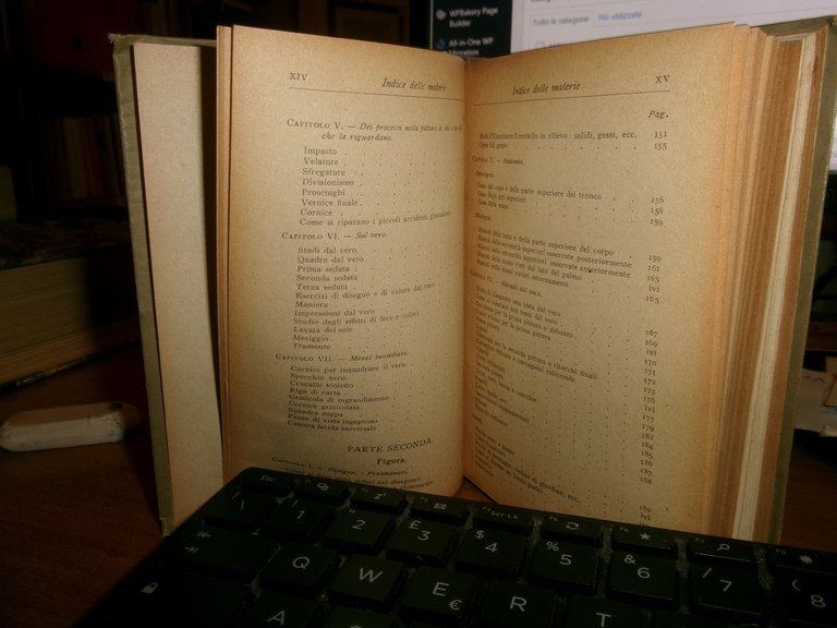 G. RONCHETTI. Manuale per i Dilettanti di Pittura... Hoepli, 1919 …
