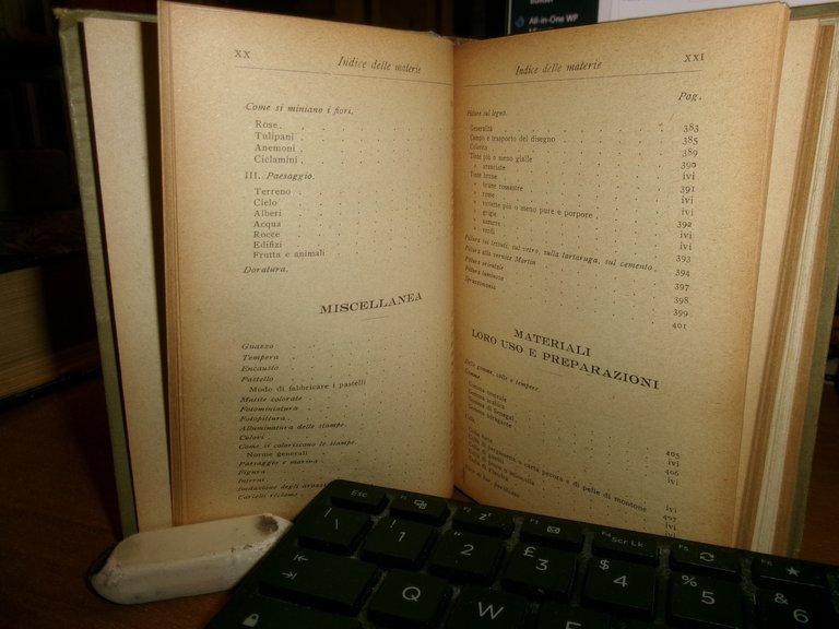 G. RONCHETTI. Manuale per i Dilettanti di Pittura... Hoepli, 1919 …