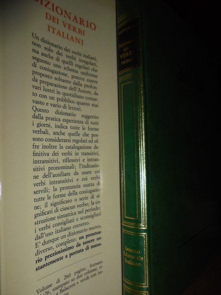 GABRIELLI Dizionario dei verbi italiani regolari e irregolari