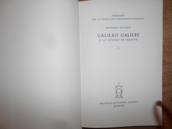 GALILEO GALILEI e lo Studio di Padova