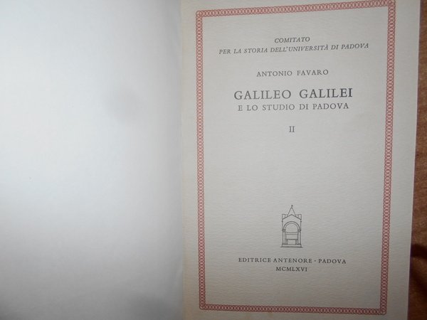 GALILEO GALILEI e lo Studio di Padova