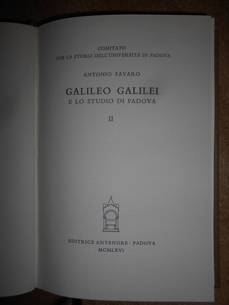 GALILEO GALILEI e lo Studio di Padova