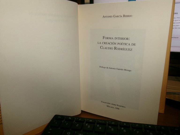 Forma interior : La creación poética de Claudio Rodríguez Antonio …