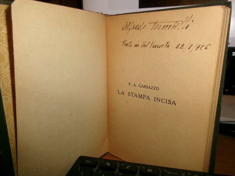 GARIAZZO LA STAMPA INCISA Trattato dell' arte di incidere all' …