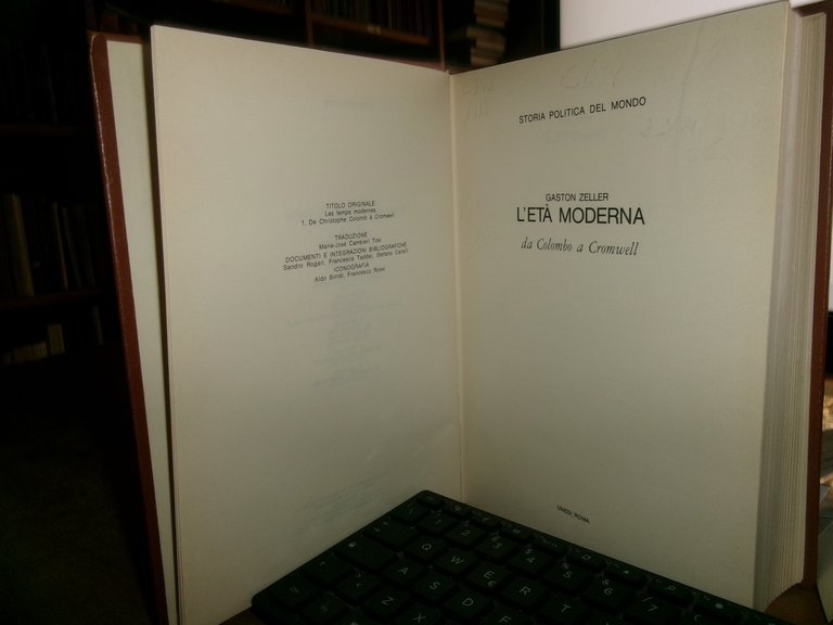 GASTON ZELLER. L' età moderna da COLOMBO a CROMWELL - …