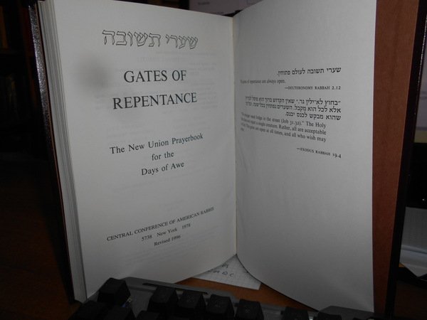 GATES OF REPETANCE. The New Union Prayerbook for the Days …