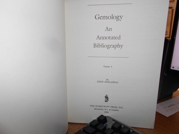 GEMOLOGY An Annotated Bibliography