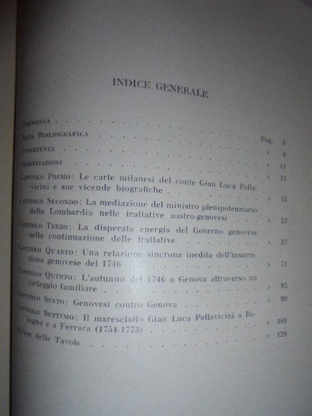 GENOVA nel 1746 una mediazione milanese nelle trattative austro-genovesi