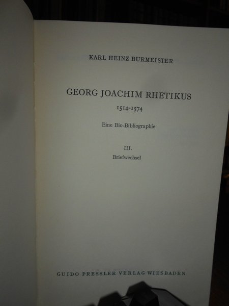 GEORG JOACHIM RHETIKUS 1514-1574